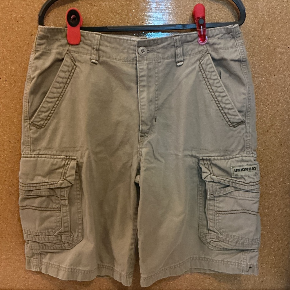 Beige Cotton Shorts